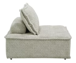 Bales Checkered Taupe Upholstered Accent Chair -DHP SHOP 810542299 3