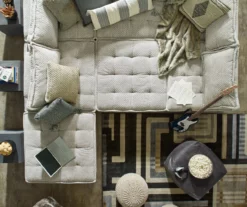 Bales Checkered Taupe Upholstered Accent Chair -DHP SHOP 810542299 9