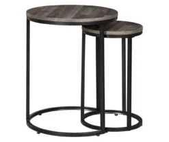 Briarsboro 2-Piece Nesting Accent Table Set -DHP SHOP 810542311 3