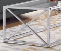 Monarch Glass & Metal Coffee Table -DHP SHOP 810542388 3 1