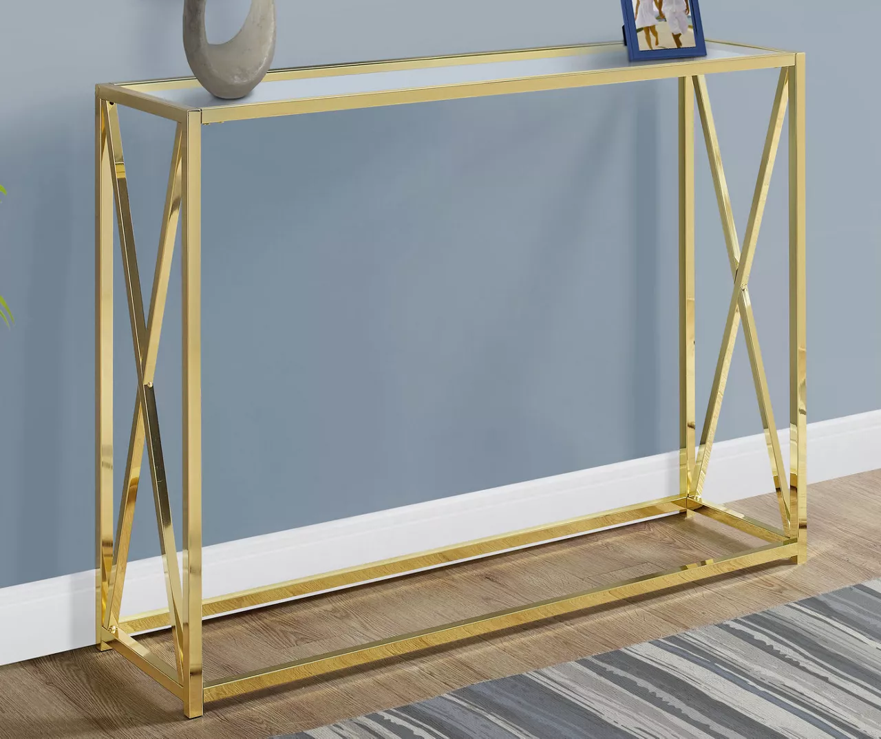 Monarch Glass & Metal Accent Table 3 Monarch Glass & Metal Accent Table - Image 3