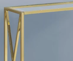 Monarch Glass & Metal Accent Table 11 Monarch Glass & Metal Accent Table -DHP SHOP 810542389 3