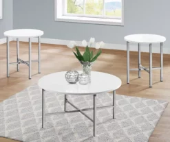 Monarch Round 3-Piece Occasional Table Set 39 Monarch Round 3-Piece Occasional Table Set -DHP SHOP 810542402 1