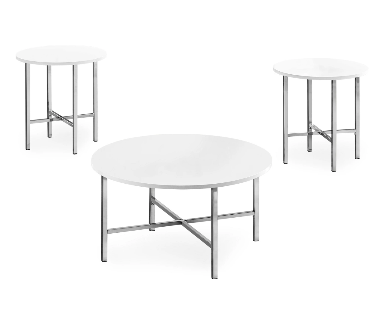 Monarch Round 3-Piece Occasional Table Set 4 Monarch Round 3-Piece Occasional Table Set - Image 4