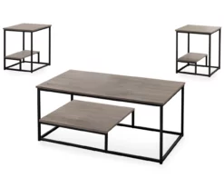 Monarch Tiered 3-Piece Occasional Set