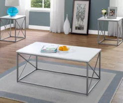 Monarch X Frame 3-Piece Occasional Table Set -DHP SHOP 810542420 1