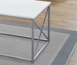 Monarch X Frame 3-Piece Occasional Table Set -DHP SHOP 810542420 3