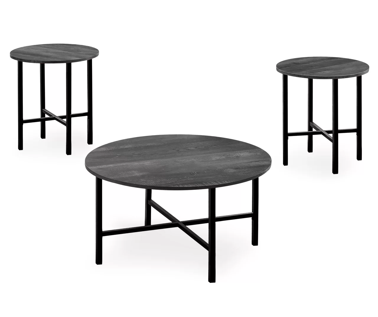 Monarch Round 3-Piece Occasional Table Set 7 Monarch Round 3-Piece Occasional Table Set - Image 7