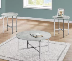 Monarch Round 3-Piece Occasional Table Set 31 Monarch Round 3-Piece Occasional Table Set -DHP SHOP 810542427 1