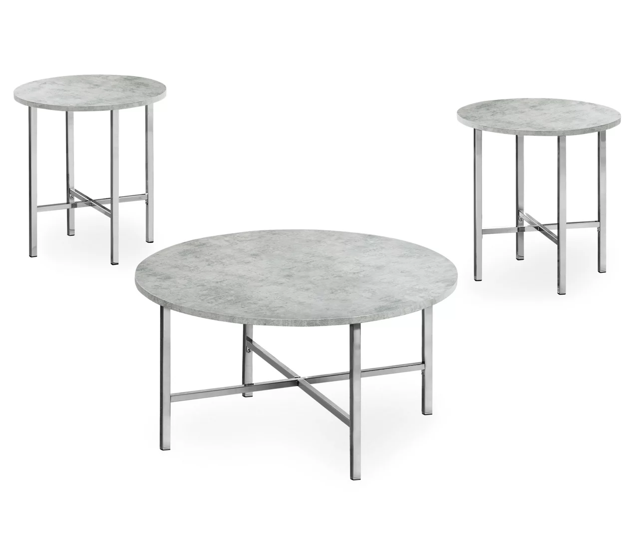 Monarch Round 3-Piece Occasional Table Set 2 Monarch Round 3-Piece Occasional Table Set - Image 2
