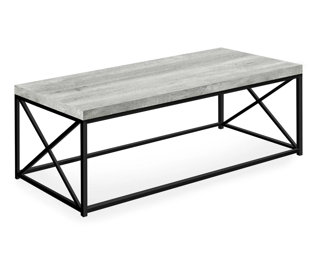 Gray Reclaimed Wood Look Coffee Table 1 Gray Reclaimed Wood Look Coffee Table
