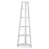Monarch 5-Shelf Etagere Corner Bookcase