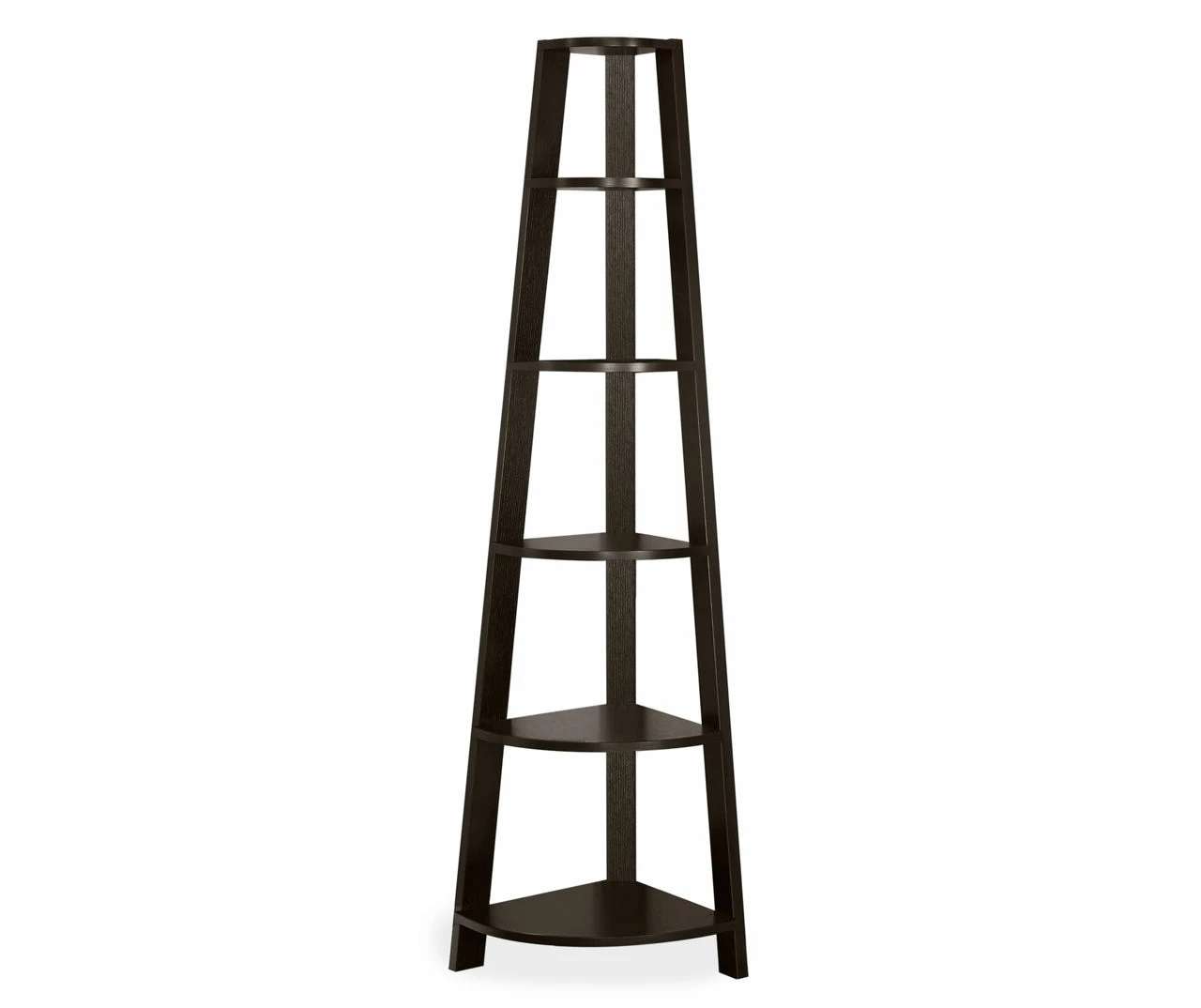 Monarch 5-Shelf Etagere Corner Bookcase 5 Monarch 5-Shelf Etagere Corner Bookcase - Image 5