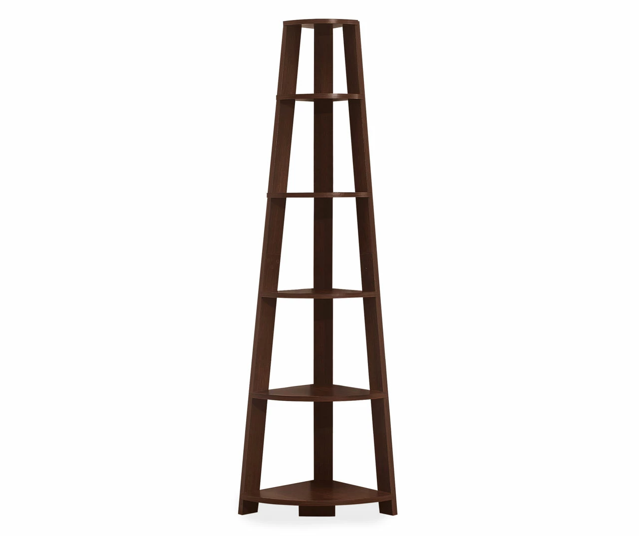 Monarch 5-Shelf Etagere Corner Bookcase 7 Monarch 5-Shelf Etagere Corner Bookcase - Image 7