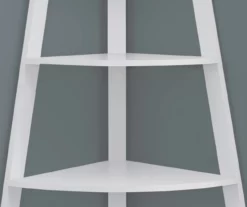 Monarch 4-Shelf Etagere Corner Bookcase 19 Monarch 4-Shelf Etagere Corner Bookcase -DHP SHOP 810542451 3