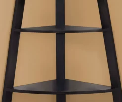 Monarch 4-Shelf Etagere Corner Bookcase 16 Monarch 4-Shelf Etagere Corner Bookcase -DHP SHOP 810542456 3