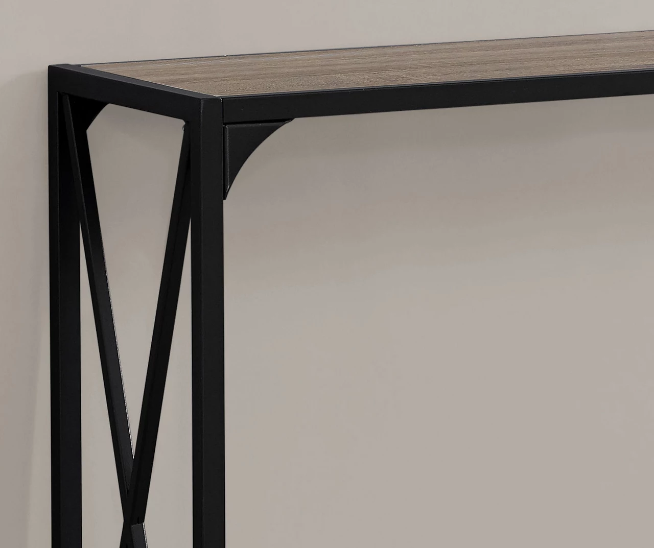 Monarch Metal X-Shaped Console Table 7 Monarch Metal X-Shaped Console Table - Image 7