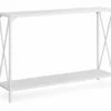 Monarch Metal X-Shaped Console Table