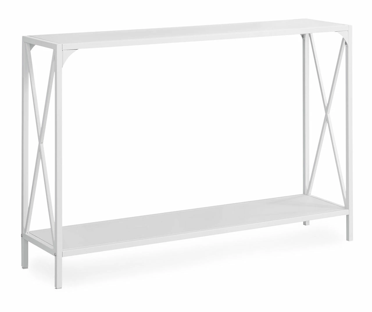 Monarch Metal X-Shaped Console Table 1 Monarch Metal X-Shaped Console Table
