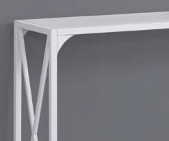Monarch Metal X-Shaped Console Table 11 Monarch Metal X-Shaped Console Table -DHP SHOP 810542458 3