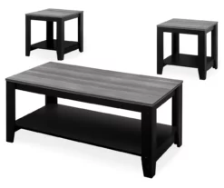 Monarch 3-Piece Occasional Table Set -DHP SHOP 810542464 2