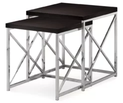 Monarch 2-Piece Nesting Accent Table Set -DHP SHOP 810542484 2