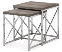 Monarch 2-Piece Nesting Accent Table Set -DHP SHOP 810542485 2
