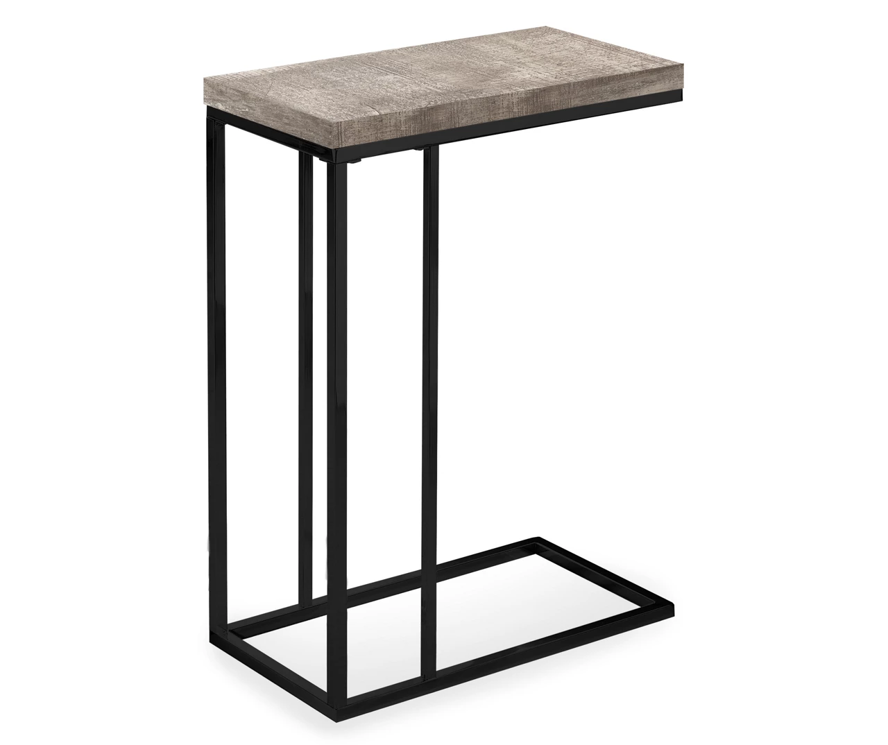 Monarch Reclaimed Wood Look C Side Table 2 Monarch Reclaimed Wood Look C Side Table - Image 2