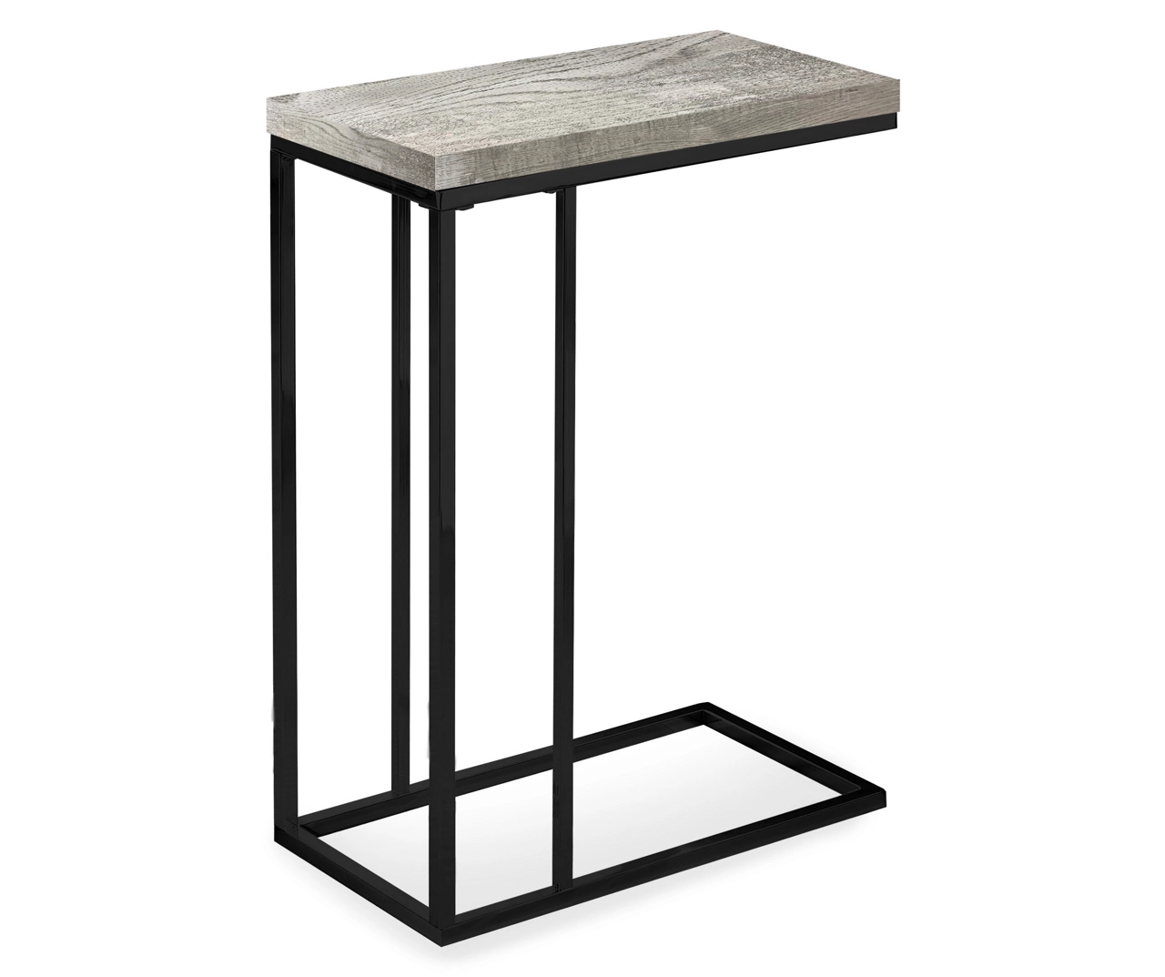 Monarch Reclaimed Wood Look C Side Table 3 Monarch Reclaimed Wood Look C Side Table - Image 3