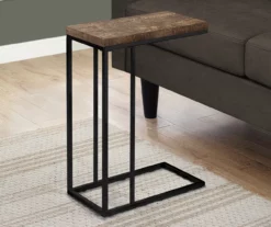 Monarch Reclaimed Wood Look C Side Table 15 Monarch Reclaimed Wood Look C Side Table -DHP SHOP 810542491 1