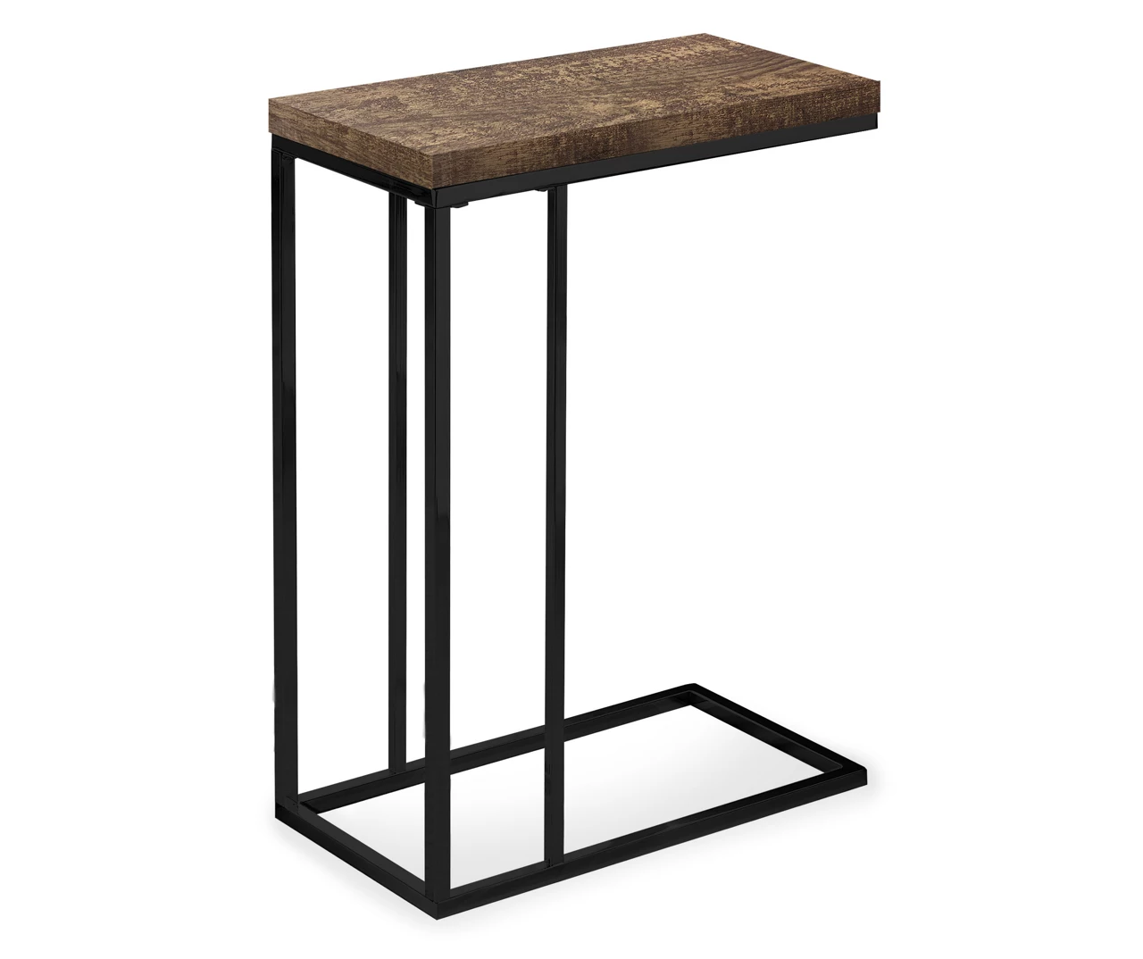Monarch Reclaimed Wood Look C Side Table 1 Monarch Reclaimed Wood Look C Side Table