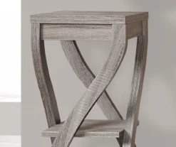 Monarch 3-Tier Twisted Leg Side Table -DHP SHOP 810542508 3