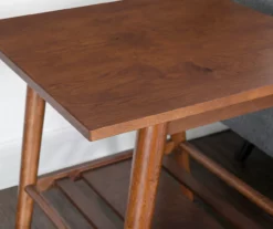 Presley Brown 2-Tier Slatted Wood End Table -DHP SHOP 810543147 A8 7