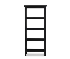 Richland Black 4-Shelf Bookcase 7 Richland Black 4-Shelf Bookcase -DHP SHOP 810543156 3