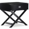 Cami Single Drawer X Base Accent Table