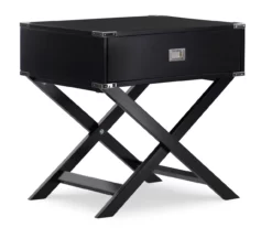 Cami Single Drawer X Base Accent Table
