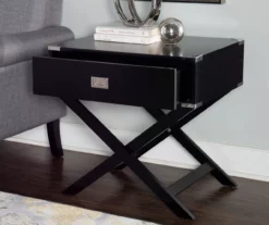 Cami Single Drawer X Base Accent Table -DHP SHOP 810543184 A0 8