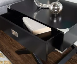 Cami Single Drawer X Base Accent Table -DHP SHOP 810543184 A8 9