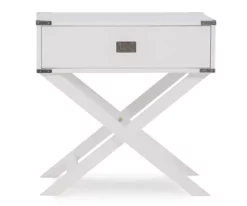 Cami Single Drawer X Base Accent Table -DHP SHOP 810543185 3