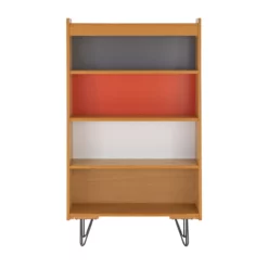 Nate Ash 4-Shelf Bookcase -DHP SHOP 810543195 3