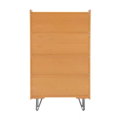 Nate Ash 4-Shelf Bookcase -DHP SHOP 810543195 5