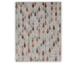 Global Designs Gold Geometric Capiz Mosaic Fish Pattern C Accent Table 8 Global Designs Gold Geometric Capiz Mosaic Fish Pattern C Accent Table -DHP SHOP 810543218 4