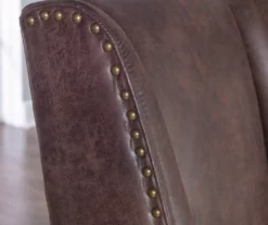 Austin Dark Walnut Upholstered Office Chair -DHP SHOP 810543233 A8 7