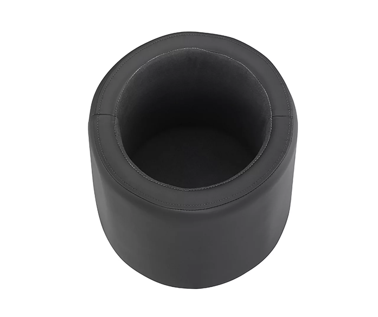 Jenna Faux Leather Tapered Storage Accent Stool 7 Jenna Faux Leather Tapered Storage Accent Stool - Image 7