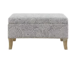 Lisa Seashell Storage Ottoman -DHP SHOP 810543334 3