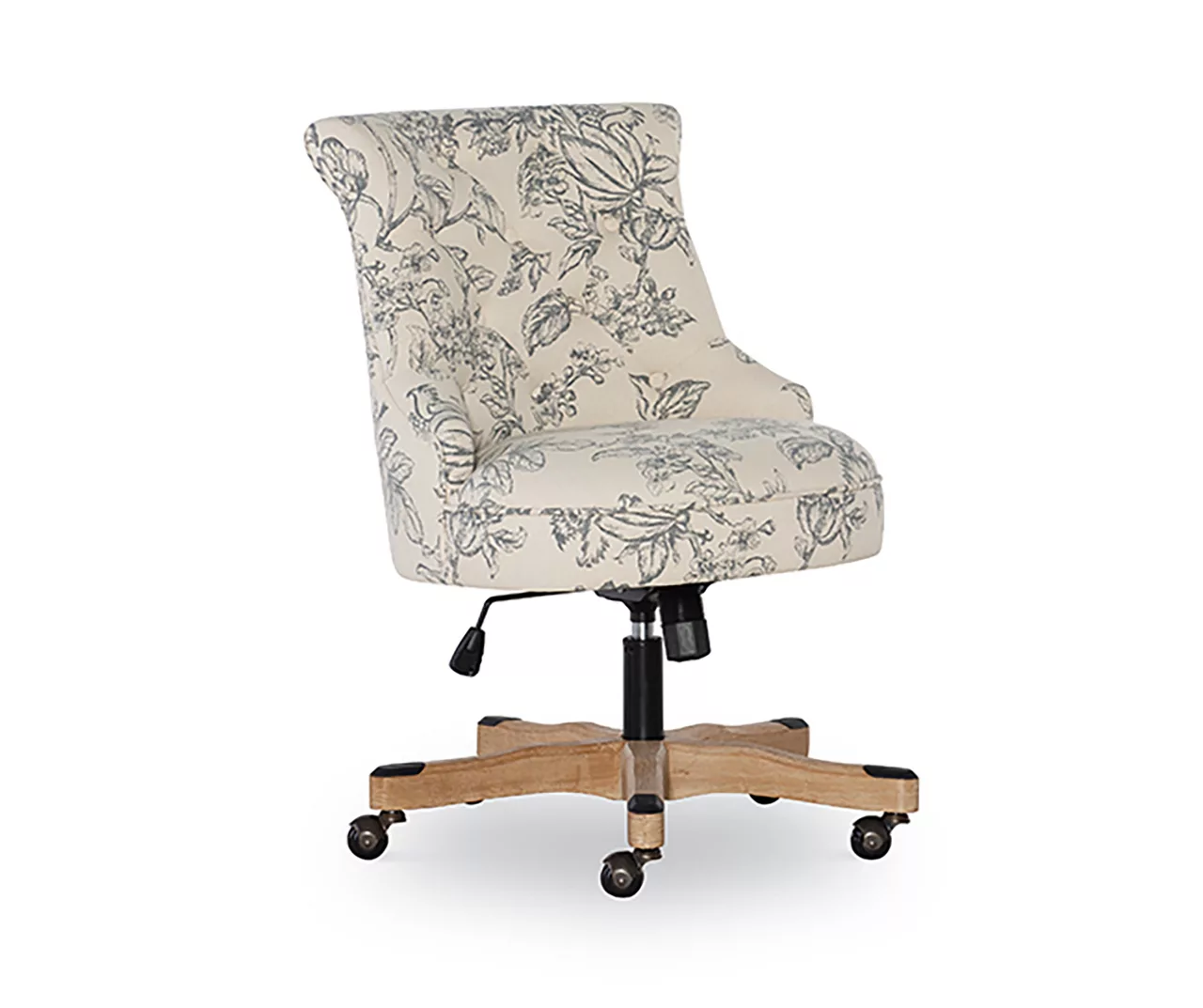 Tift Floral Fabric Swivel Office Chair 1 Tift Floral Fabric Swivel Office Chair