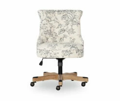 Tift Floral Fabric Swivel Office Chair 7 Tift Floral Fabric Swivel Office Chair -DHP SHOP 810543335 3