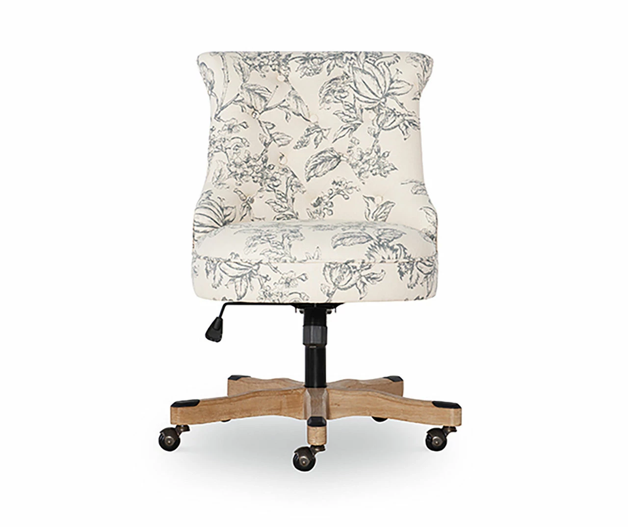 Tift Floral Fabric Swivel Office Chair 3 Tift Floral Fabric Swivel Office Chair - Image 3