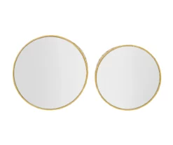 Asher Gold 2-Piece Pierced Metal Nesting Table Set -DHP SHOP 810543376 A6 3