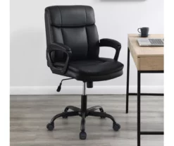 Real Living Faux Leather Office Chair -DHP SHOP 810547500